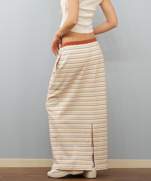 BILLABONG(ビラボン)の「BILLABONG/ビラボン リブロングスカート BF01C-602(スカート・レディース・マルチ/ライトグレー・M/L)」の11枚目の写真