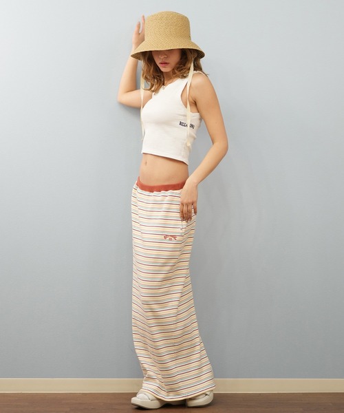 BILLABONG(ビラボン)の「BILLABONG/ビラボン リブロングスカート BF01C-602(スカート・レディース・マルチ/ライトグレー・M/L)」の13枚目の写真