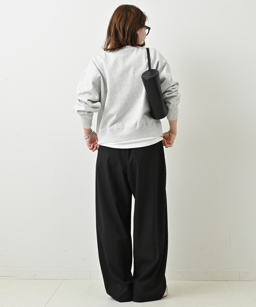 SLOBE IENA(スローブイエナ) ワイドパンツ セール】デュアルツィードワイドパンツ◇（その他パンツ