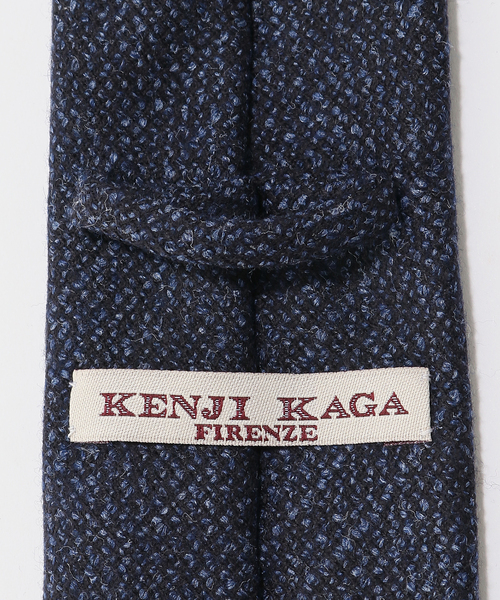 Kenji Kaga ネクタイ ケンジカガ スフォデラート ハンドメイド セール】Kenji Kaga (ケンジ カガ) 別注 Cerrutti Sashiko