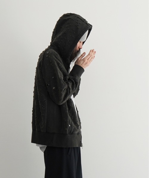FAF（フェイク アス フラワーズ）の「FAKE AS FLOWERS DAMEGED ZIP UP 