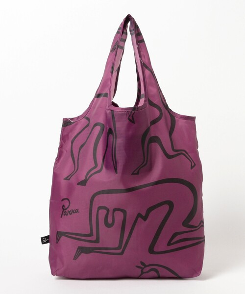 By Parra(バイパラ)の「by Parra / Yoga walks bag(トートバッグ・メンズ・パープル・ONE SIZE)」の3枚目の写真