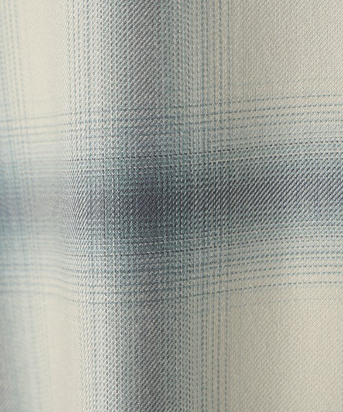 CREDONA（クレドナ）の「ROME CHECK SHIRTS/ローマチェックシャツ（シャツ/ブラウス・レディース・ブルー/ブラック・FREE）」の11枚目の写真