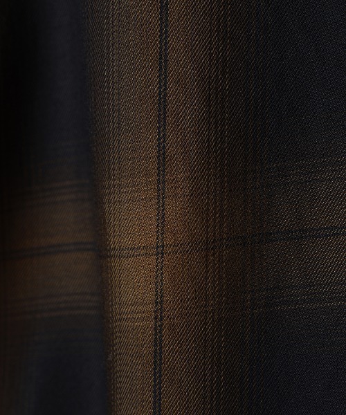 CREDONA（クレドナ）の「ROME CHECK SHIRTS/ローマチェックシャツ（シャツ/ブラウス・レディース・ブルー/ブラック・FREE）」の15枚目の写真