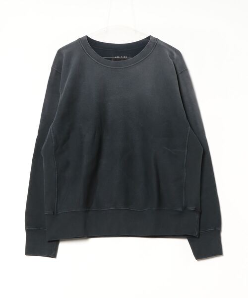 LES TIEN(レスティエン)の「LES TIEN CROP CREW (CF-1003-SF)(スウェット・メンズ・ブラック/ピンク・MEDIUM/LARGE)」の2枚目の写真