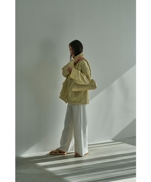 marjour（マージュール）の「M-65 FIELD JACKET（ミリタリージャケット・レディース・オフホワイト/イエロー系・M）」の8枚目の写真