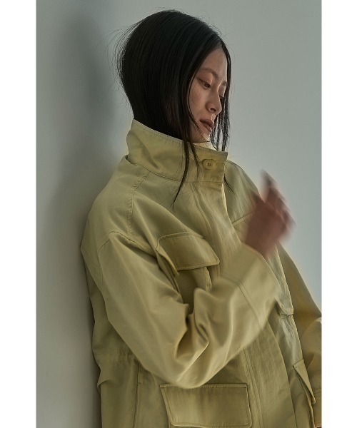 marjour（マージュール）の「M-65 FIELD JACKET（ミリタリージャケット・レディース・オフホワイト/イエロー系・M）」の10枚目の写真