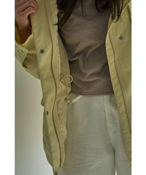 marjour（マージュール）の「M-65 FIELD JACKET（ミリタリージャケット・レディース・オフホワイト/イエロー系・M）」の16枚目の写真