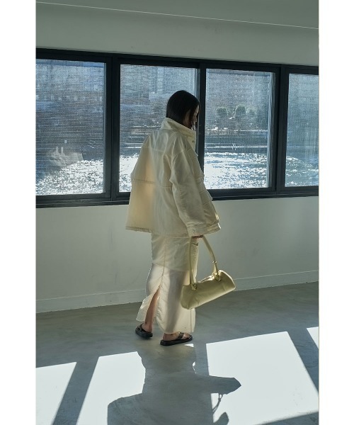 marjour（マージュール）の「M-65 FIELD JACKET（ミリタリージャケット・レディース・オフホワイト/イエロー系・M）」の3枚目の写真