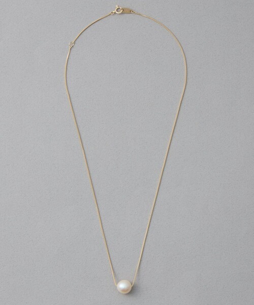 ete K10 真珠 ネックレス ete k10 MPG ミストピンクゴールド パール クレセントムーンネックレス