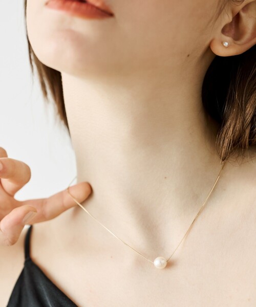 レイヤー] K10YG パール ネックレス（ネックレス）｜ete（エテ）の