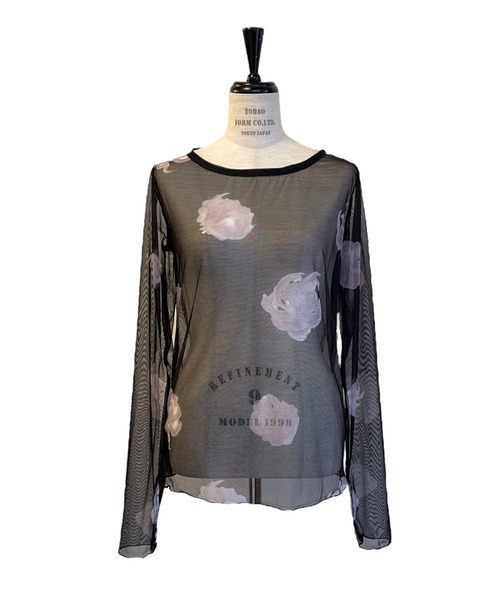 カットソー(長袖/七分) Honey mi Honey - tullefrill libtops セール】tulle frill peplum blouse（シャツ/ブラウス）｜HONEY