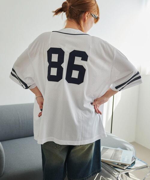 WEGO/ベースボールメッシュビッグシャツ（Tシャツ/カットソー）｜WEGO