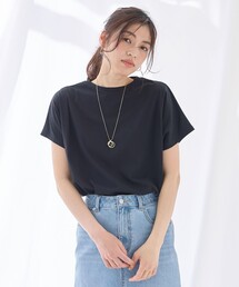 ANY（エニィ）の「エニィファンクションフレンチスリーブTシャツ（Tシャツ/カットソー）」
