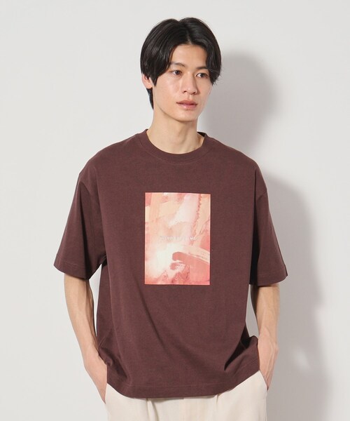 THE SHOP TK （ザ ショップ ティーケー ）の「【Begin6月号掲載】オーガニックコットンプリント半袖Tシャツ（Tシャツ/カットソー・メンズ・チャコール/ホワイト系8/グリーン系5/ダークブラウン/オフホワイト/ホワイト系3・02/03/04）」の15枚目の写真
