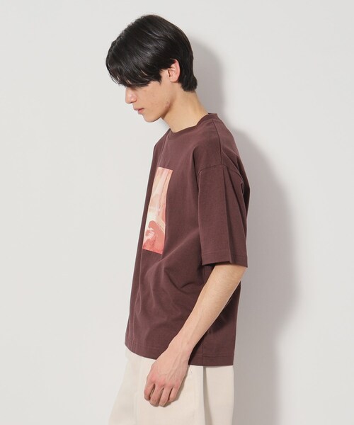THE SHOP TK （ザ ショップ ティーケー ）の「【Begin6月号掲載】オーガニックコットンプリント半袖Tシャツ（Tシャツ/カットソー・メンズ・チャコール/ホワイト系8/グリーン系5/ダークブラウン/オフホワイト/ホワイト系3・02/03/04）」の16枚目の写真
