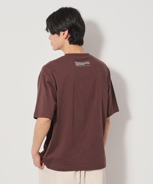 THE SHOP TK （ザ ショップ ティーケー ）の「【Begin6月号掲載】オーガニックコットンプリント半袖Tシャツ（Tシャツ/カットソー・メンズ・チャコール/ホワイト系8/グリーン系5/ダークブラウン/オフホワイト/ホワイト系3・02/03/04）」の17枚目の写真