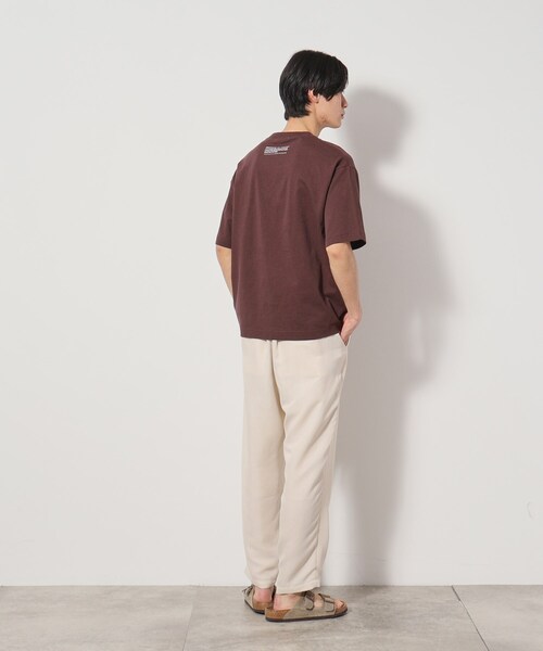 THE SHOP TK （ザ ショップ ティーケー ）の「【Begin6月号掲載】オーガニックコットンプリント半袖Tシャツ（Tシャツ/カットソー・メンズ・チャコール/ホワイト系8/グリーン系5/ダークブラウン/オフホワイト/ホワイト系3・02/03/04）」の19枚目の写真