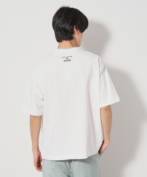 THE SHOP TK （ザ ショップ ティーケー ）の「【Begin6月号掲載】オーガニックコットンプリント半袖Tシャツ（Tシャツ/カットソー・メンズ・チャコール/ホワイト系8/グリーン系5/ダークブラウン/オフホワイト/ホワイト系3・02/03/04）」の22枚目の写真