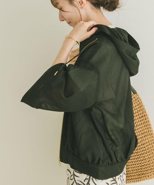 ITEMS URBANRESEARCH（アイテムズ アーバンリサーチ）の「メッシュマウンテンパーカー（マウンテンパーカー・レディース・ホワイト/ブラック・FREE）」の13枚目の写真