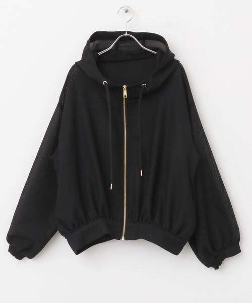 ITEMS URBANRESEARCH（アイテムズ アーバンリサーチ）の「メッシュマウンテンパーカー（マウンテンパーカー・レディース・ホワイト/ブラック・FREE）」の10枚目の写真