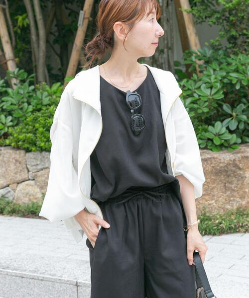 ITEMS URBANRESEARCH（アイテムズ アーバンリサーチ）の「メッシュマウンテンパーカー（マウンテンパーカー・レディース・ホワイト/ブラック・FREE）」の22枚目の写真