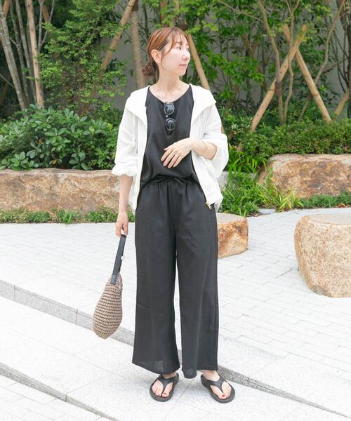 ITEMS URBANRESEARCH（アイテムズ アーバンリサーチ）の「メッシュマウンテンパーカー（マウンテンパーカー・レディース・ホワイト/ブラック・FREE）」の6枚目の写真