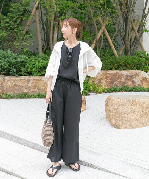 ITEMS URBANRESEARCH（アイテムズ アーバンリサーチ）の「メッシュマウンテンパーカー（マウンテンパーカー・レディース・ホワイト/ブラック・FREE）」の7枚目の写真