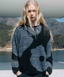 BLAYMORE（ブレイモア）の「【BLAYMORE】Butterfly Flower Glitter Knit / メッシュニット ラメ糸混紡（ニット/セーター）」