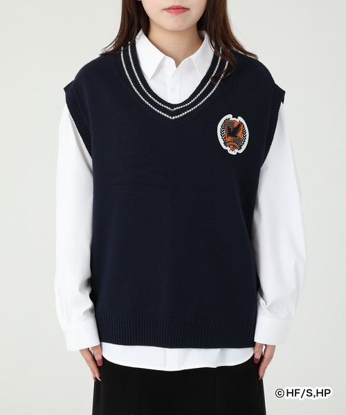 ZOZO（ゾゾ）の「アニメ「ハイキュー!!」×ZOZOTOWN SHIRTS＆KNIT VEST SET 烏野/音駒/梟谷学園（その他トップス・レディース・その他1/その他2/その他3・ONE SIZE）」の4枚目の写真
