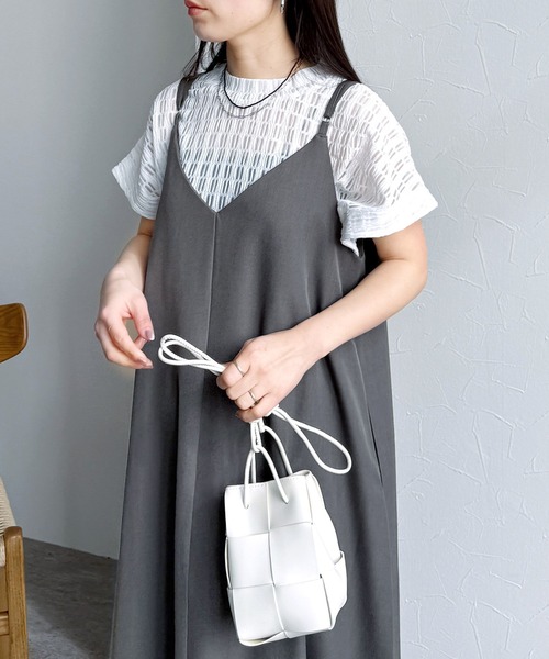 reca（レカ）の「【ZOZOTOWN限定】前後2wayキャミワンピース（ワンピース・レディース・ブラック/チャコールグレー・M/L）」の21枚目の写真