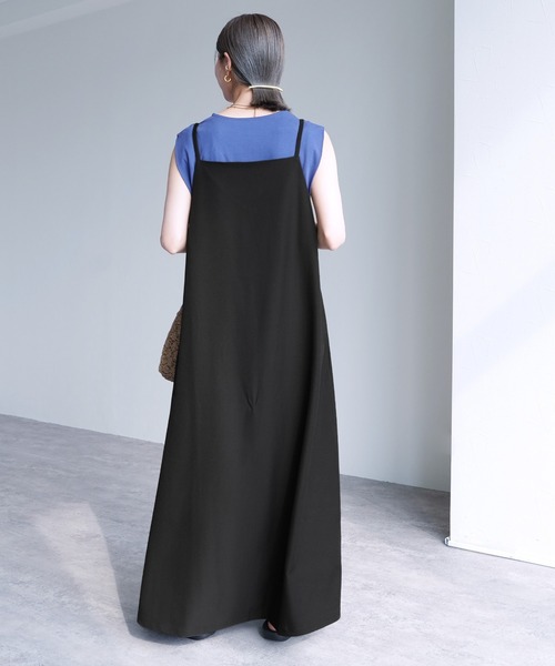 reca（レカ）の「【ZOZOTOWN限定】前後2wayキャミワンピース（ワンピース・レディース・ブラック/チャコールグレー・M/L）」の12枚目の写真