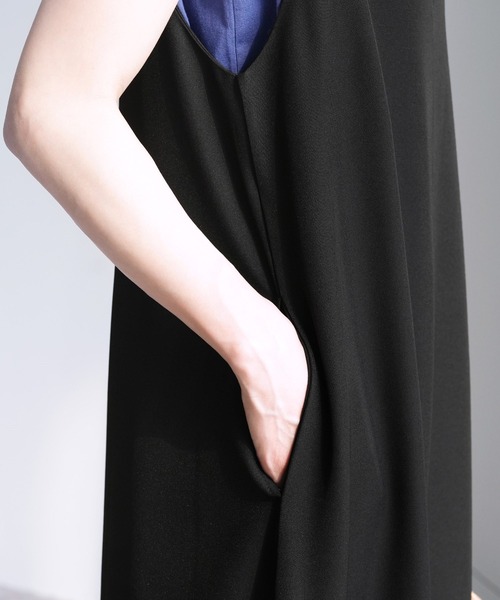 reca（レカ）の「【ZOZOTOWN限定】前後2wayキャミワンピース（ワンピース・レディース・ブラック/チャコールグレー・M/L）」の15枚目の写真