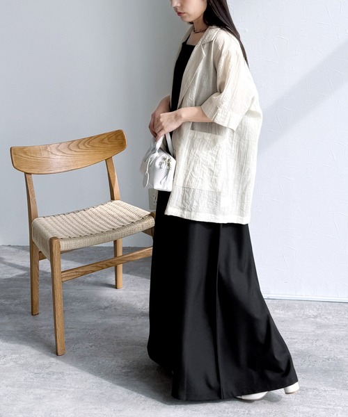 reca（レカ）の「【ZOZOTOWN限定】前後2wayキャミワンピース（ワンピース・レディース・ブラック/チャコールグレー・M/L）」の8枚目の写真