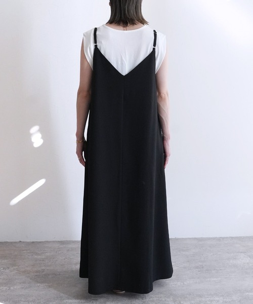 reca(レカ)の「【ZOZOTOWN限定】前後2wayキャミワンピース(ワンピース・レディース・ブラック/チャコールグレー・M/L)」の20枚目の写真