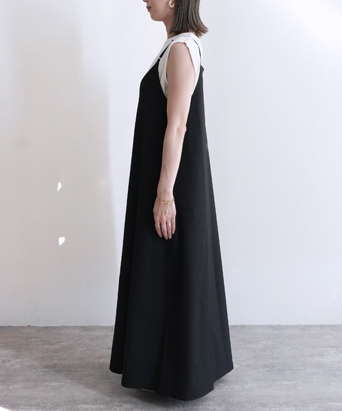reca(レカ)の「【ZOZOTOWN限定】前後2wayキャミワンピース(ワンピース・レディース・ブラック/チャコールグレー・M/L)」の15枚目の写真