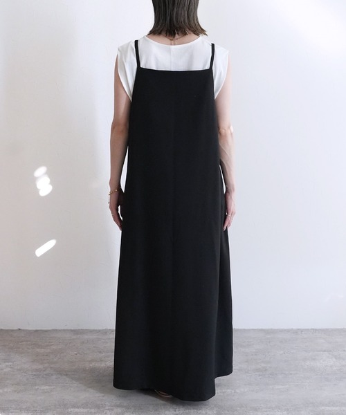 reca(レカ)の「【ZOZOTOWN限定】前後2wayキャミワンピース(ワンピース・レディース・ブラック/チャコールグレー・M/L)」の17枚目の写真