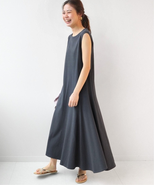 JOURNAL STANDARD relume（ジャーナルスタンダード　レリューム）の「《追加》コットンマーメイドラインワンピース（ワンピース・レディース・チャコールグレー/ブラック・FREE）」の15枚目の写真