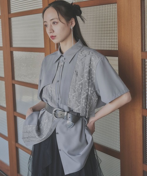 【美品】ハレ シャツ ブラウス アシメプリーツシャツ(HARE) レディース 楽天市場】アシメプリーツシャツ HARE ハレ トップス シャツ