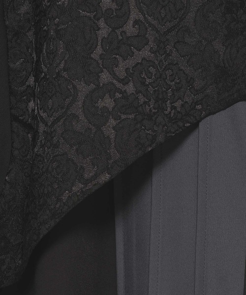 HARE（ハレ）の「アシメプリーツシャツ(HARE)（シャツ/ブラウス・レディース・ブラック/イエロー系その他/グレー/ブルー・FREE）」の6枚目の写真