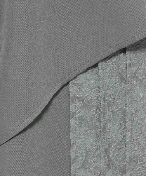 HARE（ハレ）の「アシメプリーツシャツ(HARE)（シャツ/ブラウス・レディース・ブラック/イエロー系その他/グレー/ブルー・FREE）」の7枚目の写真