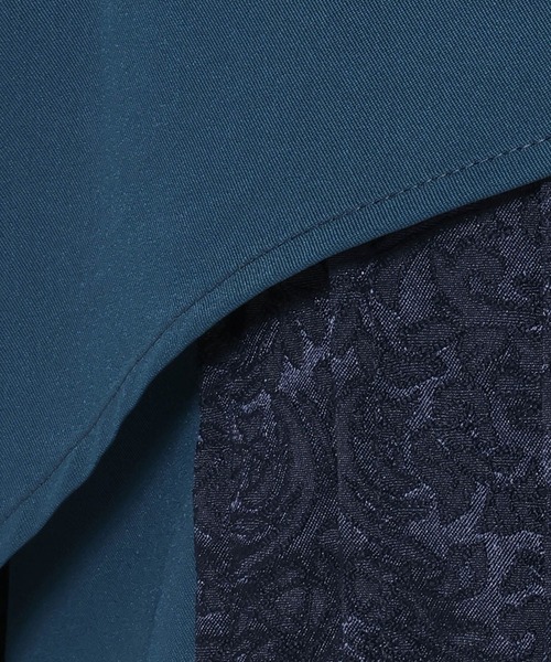 HARE（ハレ）の「アシメプリーツシャツ(HARE)（シャツ/ブラウス・レディース・ブラック/イエロー系その他/グレー/ブルー・FREE）」の9枚目の写真