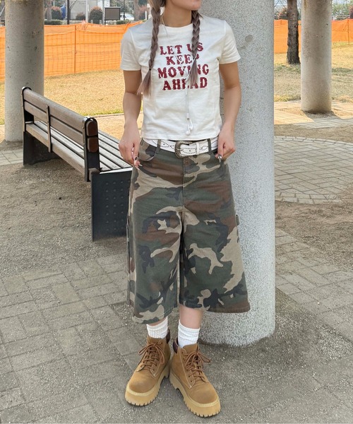 sedacle(セダクル)の「アソートハーフペインターパンツ(デニムパンツ・レディース・ブラック/インディゴブルー/カーキ/ブラウン・SMALL/MEDIUM/LARGE)」の17枚目の写真
