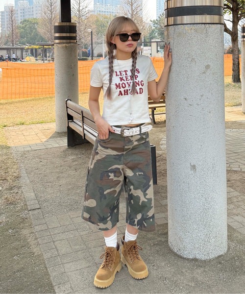sedacle(セダクル)の「アソートハーフペインターパンツ(デニムパンツ・レディース・ブラック/インディゴブルー/カーキ/ブラウン・SMALL/MEDIUM/LARGE)」の18枚目の写真