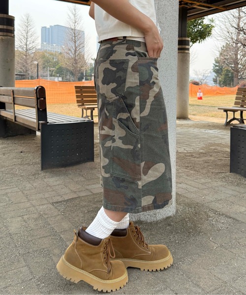 sedacle(セダクル)の「アソートハーフペインターパンツ(デニムパンツ・レディース・ブラック/インディゴブルー/カーキ/ブラウン・SMALL/MEDIUM/LARGE)」の15枚目の写真