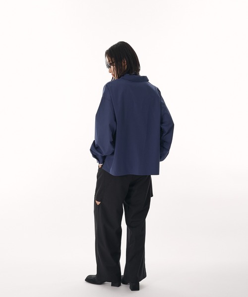 MUHET(ミュエータ)の「skipper collar blouse / スキッパーシャツブラウス(シャツ/ブラウス・レディース・ブラウン/ネイビー・FREE)」の12枚目の写真