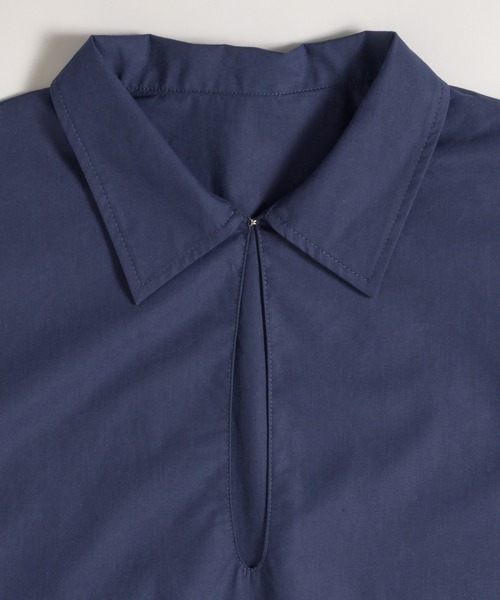MUHET(ミュエータ)の「skipper collar blouse / スキッパーシャツブラウス(シャツ/ブラウス・レディース・ブラウン/ネイビー・FREE)」の5枚目の写真