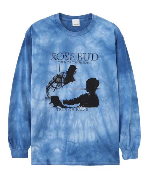 ROSE BUD（ローズバッド）の「TYE DYE TRUE FALSE（Tシャツ/カットソー・レディース・ブルー・ONE SIZE）」の9枚目の写真