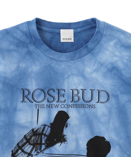 ROSE BUD（ローズバッド）の「TYE DYE TRUE FALSE（Tシャツ/カットソー・レディース・ブルー・ONE SIZE）」の3枚目の写真