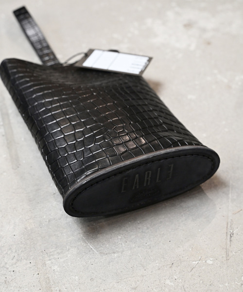EARLE（アール）の「EARLE アール / Shoe sole shoe bag シューソールキップレザーハンドバッグ / ER3513（ハンドバッグ・メンズ・ブラック・FREE）」の5枚目の写真